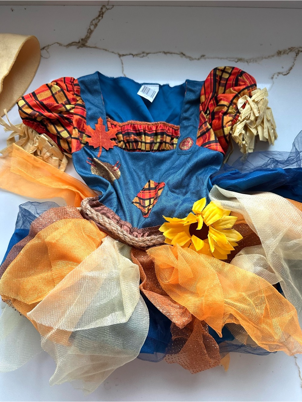 Scarecrow Halloween Costume toddler Size 3-4T